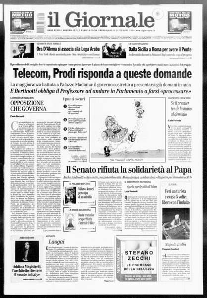 Il giornale : quotidiano del mattino